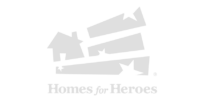Homes for Heroes logo.